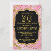 Happy Fabulous 30ste verjaardag Uitnodiging Party Briefpapier (Achterkant)