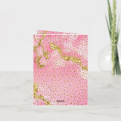 Happy Fabulous 40th Birthday Opgevouwen Note Kaart (Achterkant)