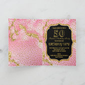 Happy Fabulous 50ste verjaardag Uitnodiging Party (Binnen)