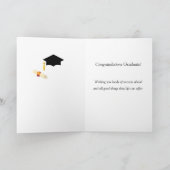 Happy Face Afstuderen Kaart (Binnen)