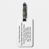 Happy Face Bagagelabel (Achterkant verticaal)