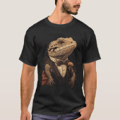 Happy Face Bearded Dragon T-shirt (Voorkant)