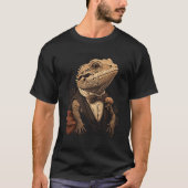 Happy Face Bearded Dragon T-shirt (Voorkant)