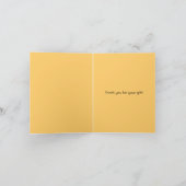 Happy Face Bedankkaart (Binnen)