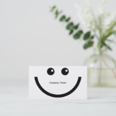 Happy Face, bedrijfsnaam Visitekaartje (Staand voorkant)