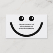 Happy Face, bedrijfsnaam Visitekaartje (Achterkant)