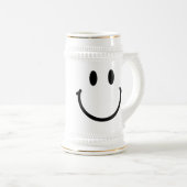 Happy Face Beer Stein Bierpul (Voorkant rechts)