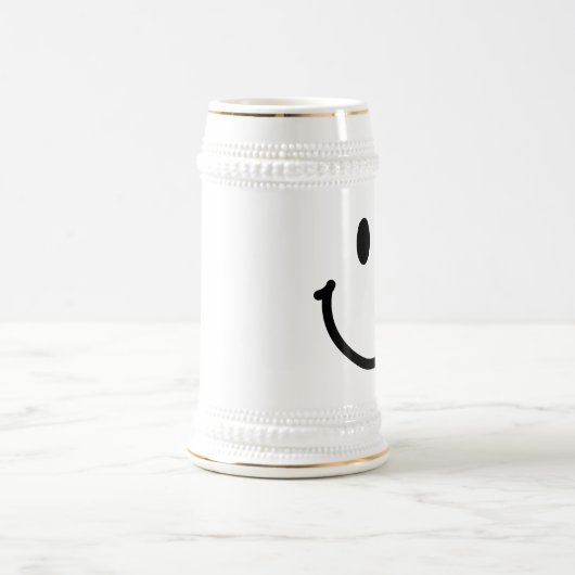 Happy Face Beer Stein Bierpul (Center)