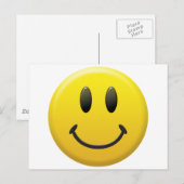 Happy Face Briefkaart (Voorkant / Achterkant)