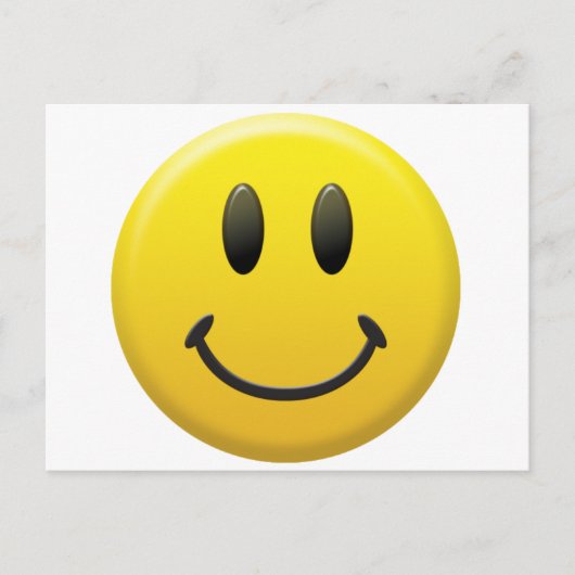 Happy Face Briefkaart (Voorkant)