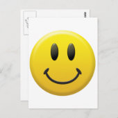 Happy Face Briefkaart (Voorkant / Achterkant)