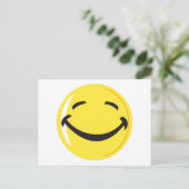 happy face-briefkaart briefkaart (Staand voorkant)