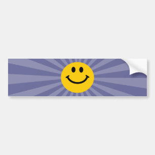 Happy Face Bumpersticker