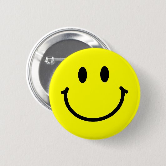 Happy Face Button (Voorkant /achterkant)