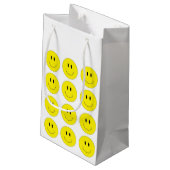 "Happy Face"-cadeautas Klein Cadeauzakje (Achterkant Gekanteld)