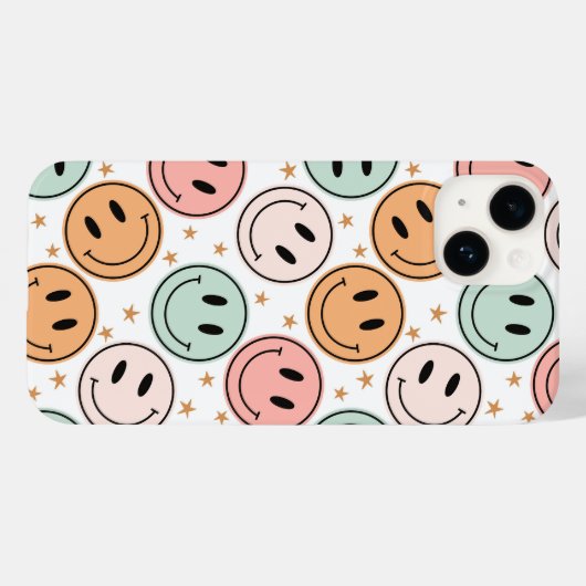 Happy Face Case-Mate iPhone Case (Achterkant (horizontaal))