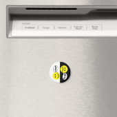 Happy Face CLEAN VUILE Vaatwasser Magnet (Insitu (Vaatwasser))