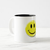 Happy Face Coffee-Mok Tweekleurige Koffiemok (Voorkant links)