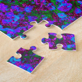 Happy Face Colorful Dandelion Flowers Legpuzzel (Zijkant)