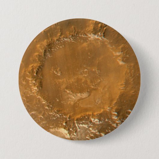 Happy Face Crater"—officieel "Galle Crater" Ronde Button 7,6 Cm (Voorkant)