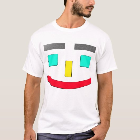 "Happy Face" Cute Design. Bestel nu T-shirt (Voorkant)