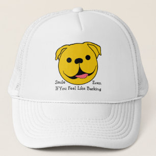 Happy Face Dog Trucker Pet