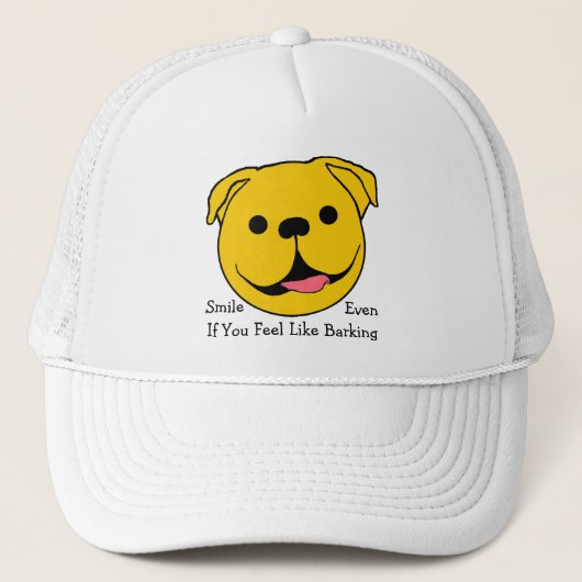 Happy Face Dog Trucker Pet (Voorkant)