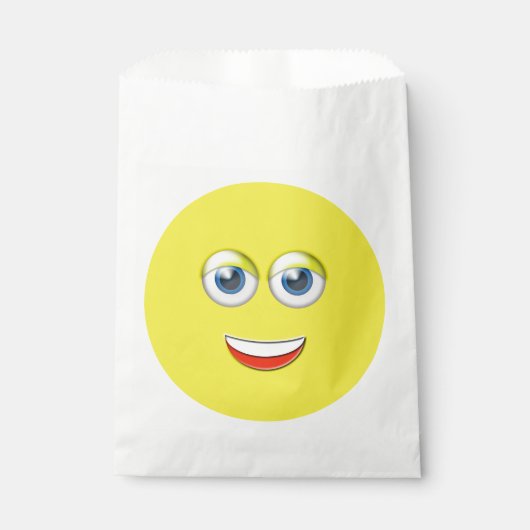 Happy Face Emoji Bedankzakje (Voorkant)