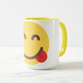 Happy Face Emoji Mug Mok (Voorkant rechts)