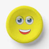 Happy Face Emoji Papieren Kommen (Voorkant)