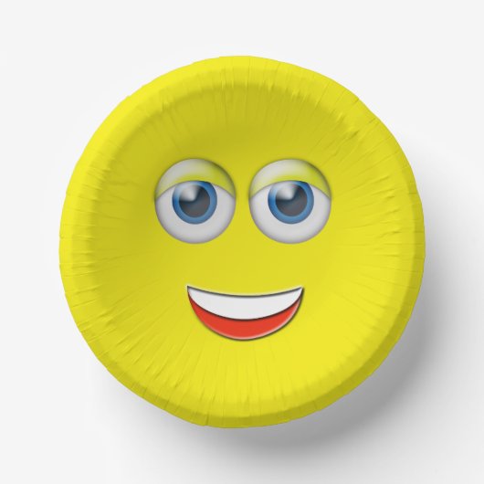 Happy Face Emoji Papieren Kommen (Voorkant)