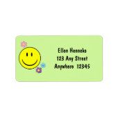 Happy Face Etiket (Voorkant)