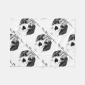 Happy Face Fleece Deken (Voorkant (Horizontaal))