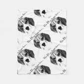Happy Face Fleece Deken (Voorkant)