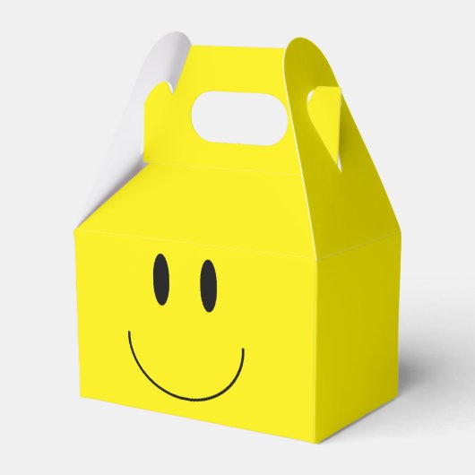 "Happy Face" Gable Favor Box Bedankdoosjes (Voorkant Zijde)