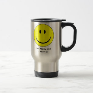 Happy Face Geïsoleerde Mok