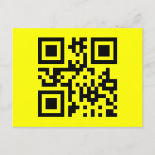 ☺ Happy Face glimlachend Emoji — QR-code Briefkaart
