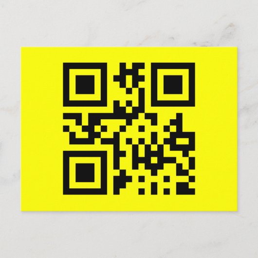 ☺ Happy Face glimlachend Emoji — QR-code Briefkaart (Voorkant)