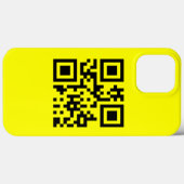 ☺ Happy Face glimlachend Emoji — QR-code Case-Mate iPhone Case (Achterkant (horizontaal))