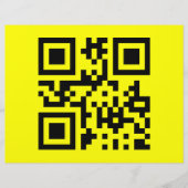 ☺ Happy Face glimlachend Emoji — QR-code Flyer (Voorkant)
