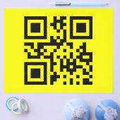 ☺ Happy Face glimlachend Emoji — QR-code Flyer (Enkel)