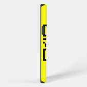 ☺ Happy Face glimlachend Emoji — QR-code iPhone Hoesje (Rechterkant)