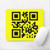 ☺ Happy Face glimlachend Emoji — QR-code Muismat (Met muis)