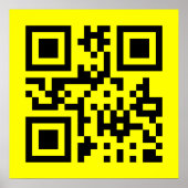 ☺ Happy Face glimlachend Emoji — QR-code Poster (Voorkant)