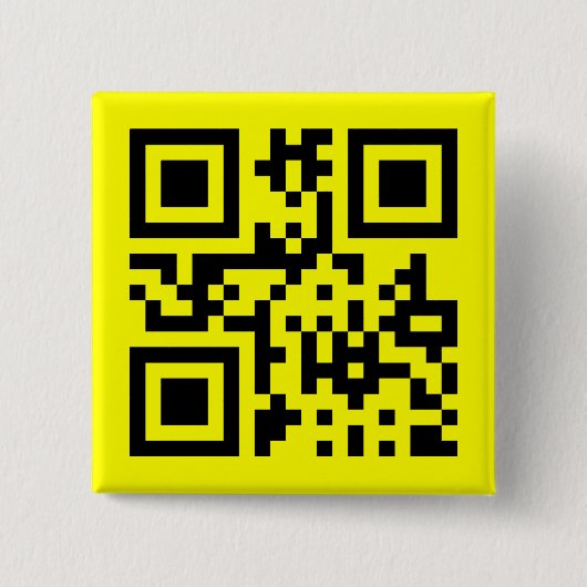 ☺ Happy Face glimlachend Emoji — QR-code Vierkante Button 5,1 Cm (Voorkant)