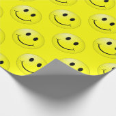 Happy Face Graphic Pattern Cadeaupapier (Hoek)