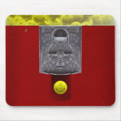Happy Face Gumball Machine Mousepad Muismat (Voorkant)