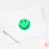 Happy face – Happiness – smiling face Ronde Sticker (Envelop)