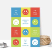 HAPPY FACE · HAPPY DUDE UITNODIGING