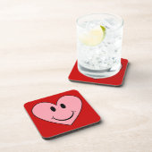 Happy Face Heart Onderzetter (Rechterzijde)